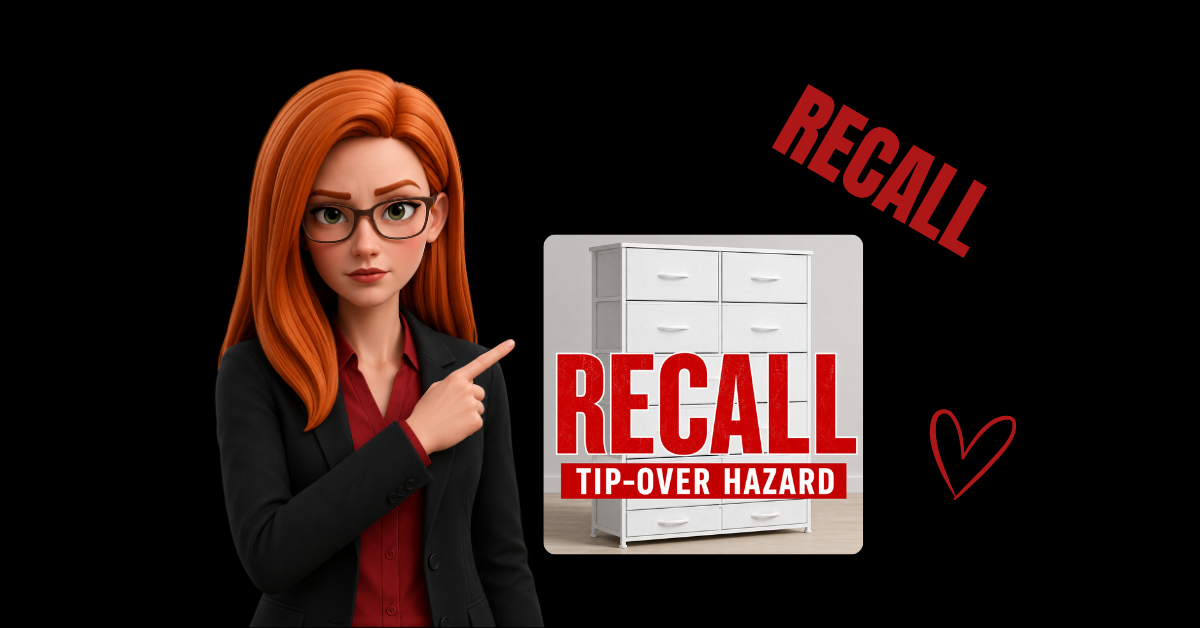 Hasuit 7-Drawer Dresser Recall: Tip-Over Hazard Poses Risk of Serious Injury or Death