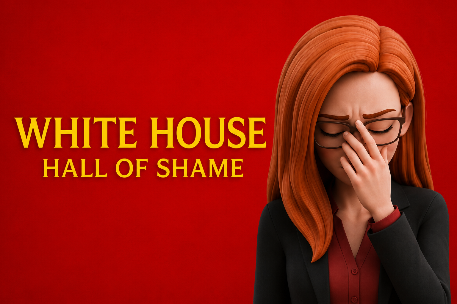 The White House Has a Hall of Shame Now.